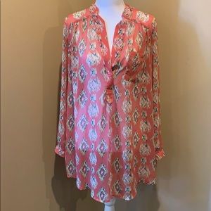 Boutique - Sheer Long Sleeve Tunic